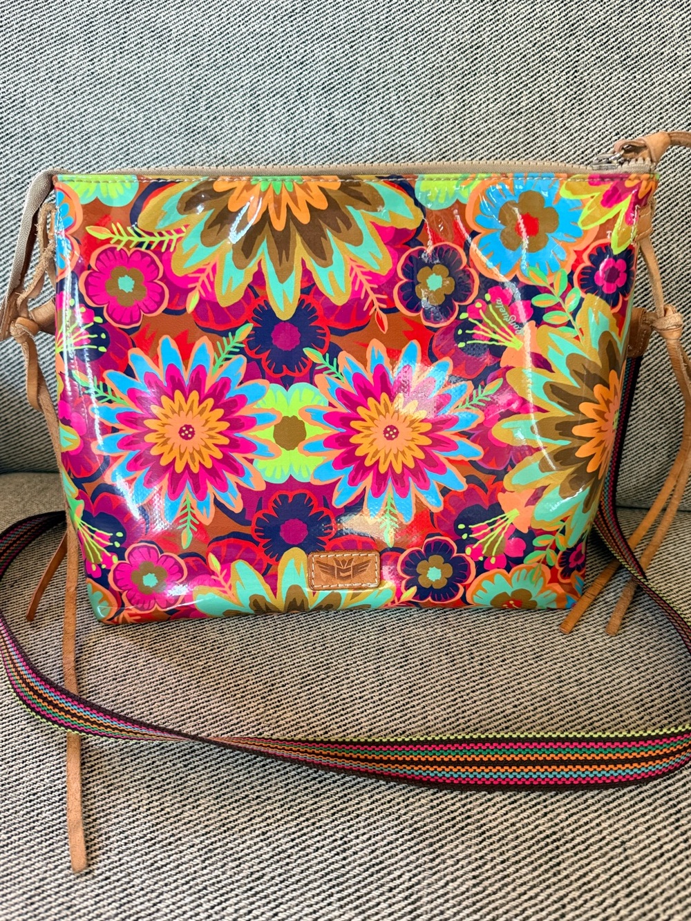 CONSUELA Trista Downtown Crossbody Bag - Bright Multicolor floral